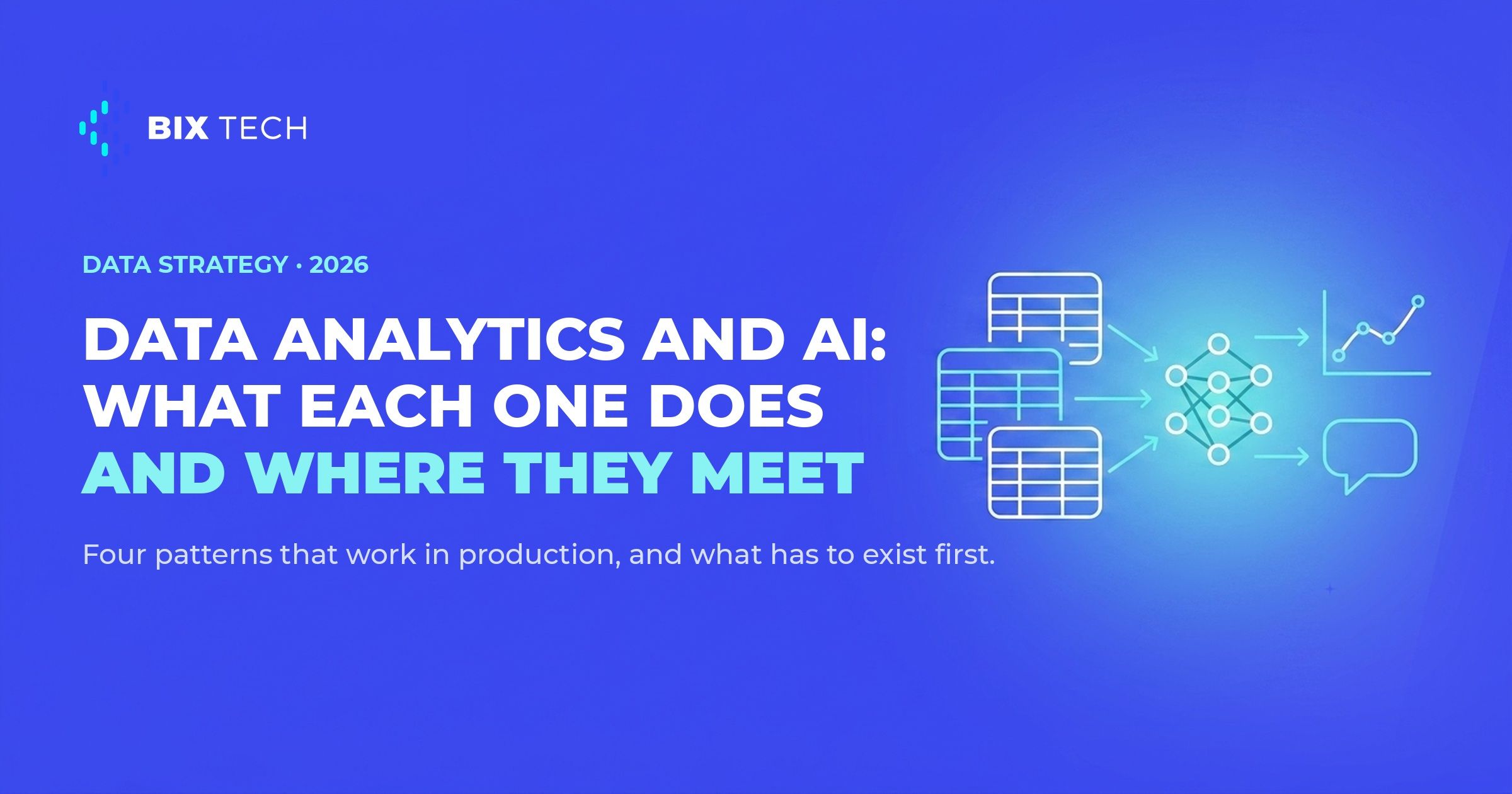 Data analytics and AI: what each one does and where they meet