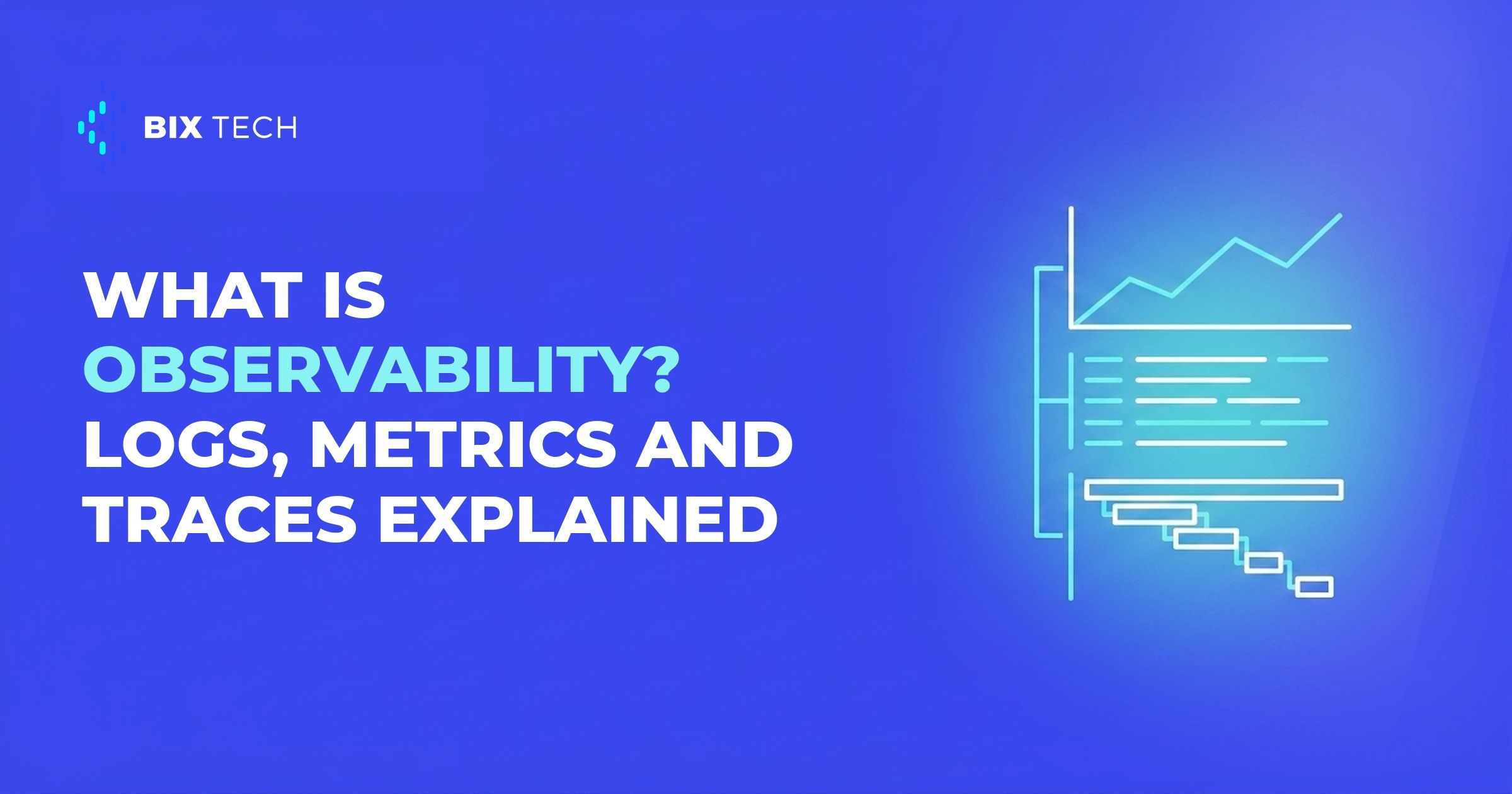 What is observability? Logs, metrics and traces explained